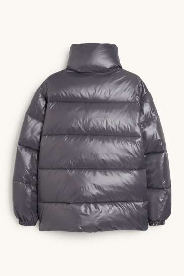 Dames - CLOCKHOUSE - gewatteerde jas - grijs