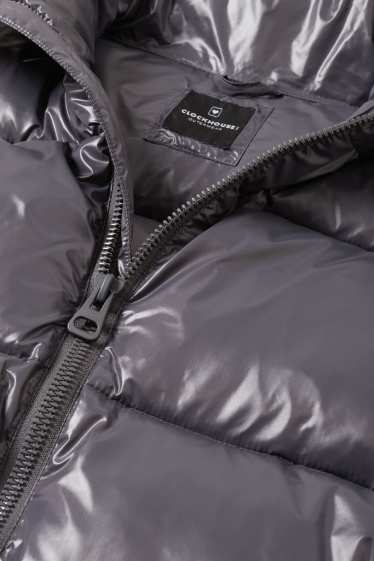 Dames - CLOCKHOUSE - gewatteerde jas - grijs