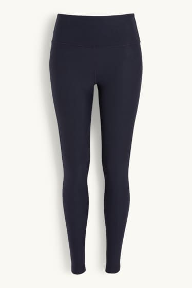 Damen - Sport-Leggings - 4 Way Stretch - dunkelblau