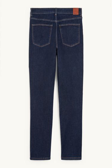 Dames - Slim jeans - high waist - LYCRA® - jeansdonkerblauw
