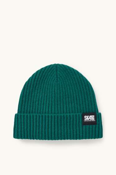 Bambini - Berretto in maglia - verde
