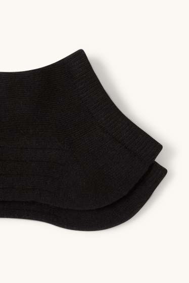 Femei - Multipack 3 perechi - șosete sub gleznă - negru