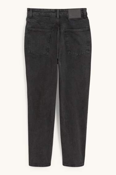 Damen - Mom Jeans - High Waist - LYCRA® - jeansgrau