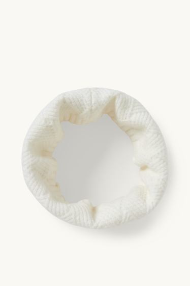 Children Girls - Snood - white