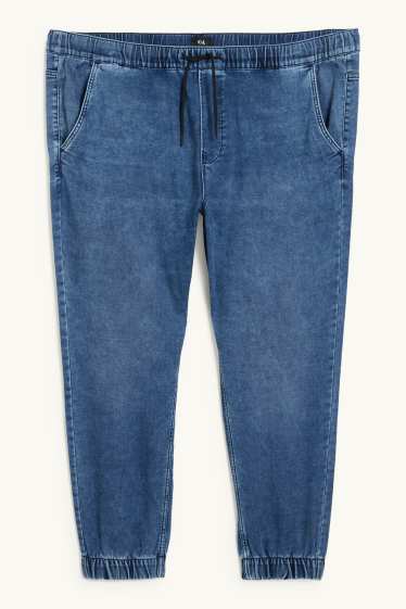 Men - Tapered jeans - Flex jog denim - LYCRA® - denim-dark blue