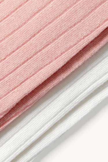 Children Girls - Multipack of 2 - tights - white / rose