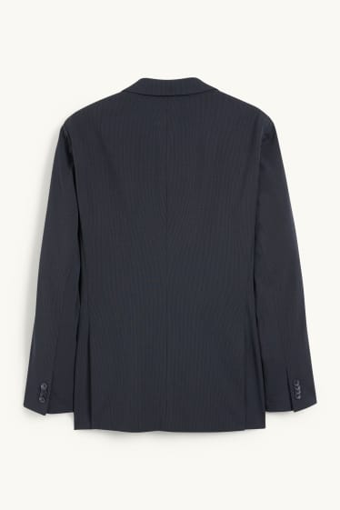 Hommes - Veste de costume - regular fit - Flex - matière extensible - Mix & Match - bleu foncé