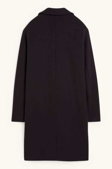 Donna - Cappotto - misto lana - blu scuro