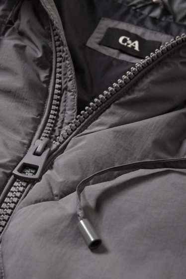 Women - Quilted jacket - gray