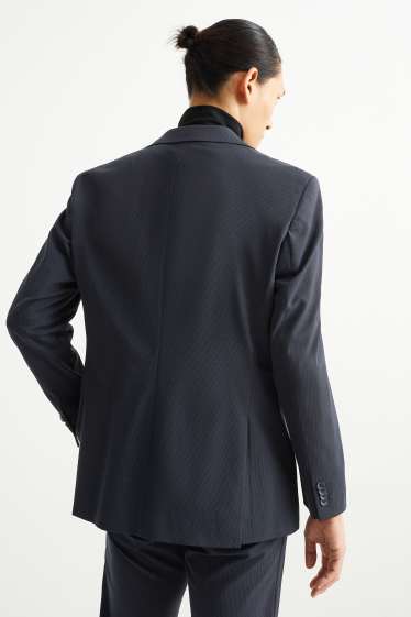 Hommes - Veste de costume - regular fit - Flex - matière extensible - Mix & Match - bleu foncé