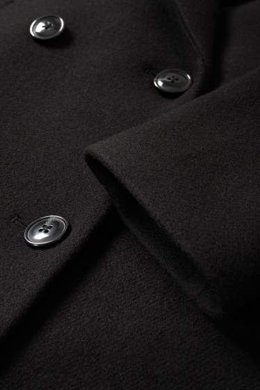 Dona - Abric - mescla de llana - negre