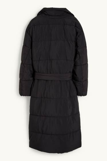 Dona - Abric embuatat - negre