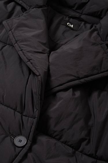 Dona - Abric embuatat - negre
