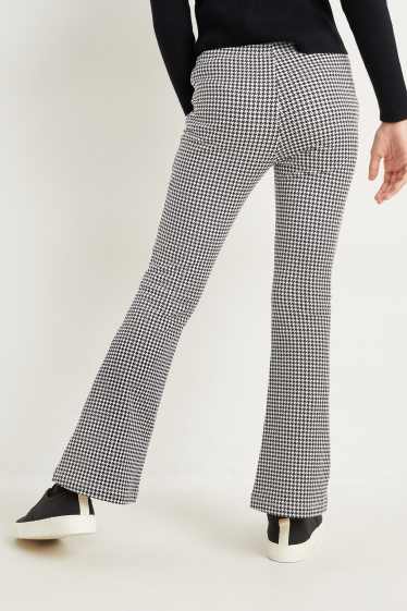 Bambine - Confezione da 2 - leggings termici - taglio svasato - nero