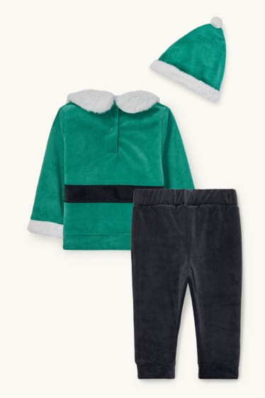 Baby Boys - Elf - Baby Christmas outfit - 3 piece - green