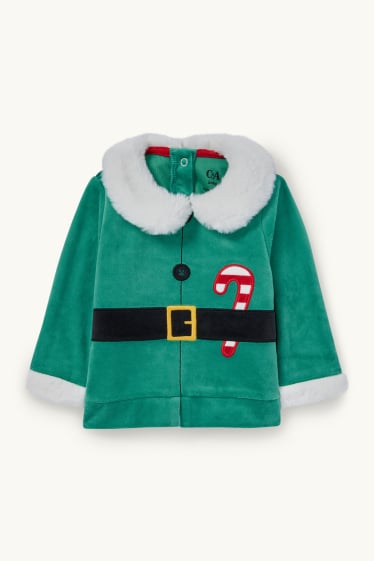 Baby Boys - Elf - Baby Christmas outfit - 3 piece - green
