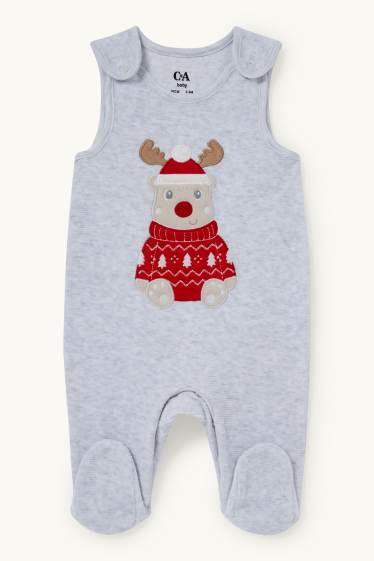 Nadó nen - Rudolf - pijama d’una peça - 2 peces - gris clar