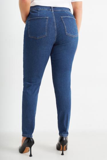 Women - Jegging jeans - high waist - blue denim