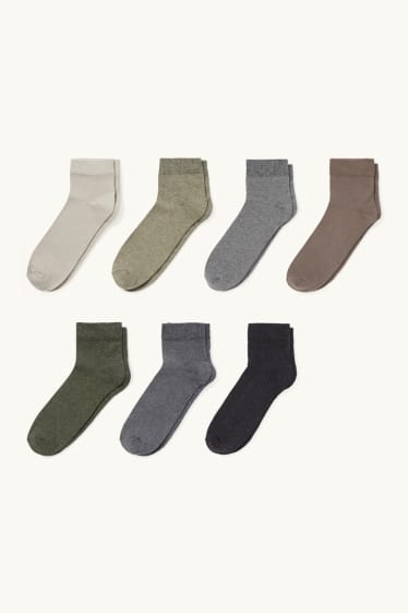 Herren - Multipack 7er - Socken - dunkelgrün