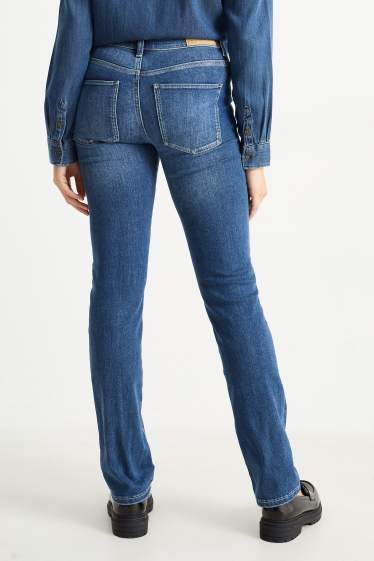 Femmes - Straight jean - mid waist - LYCRA® - jean bleu