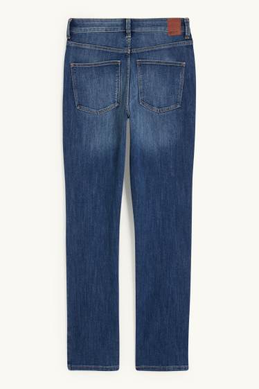 Femmes - Slim jean - high waist - jean bleu