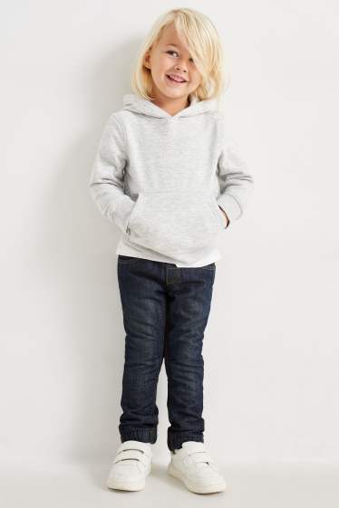 Children Boys - Slim jeans - thermal jeans - denim-dark blue