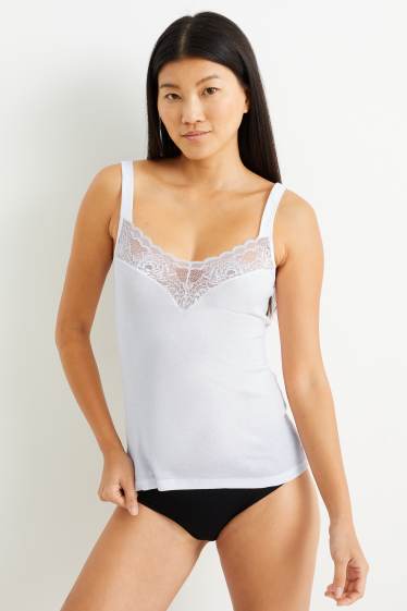 Femmes - Maillots de corps - blanc