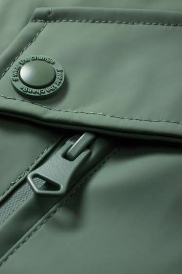 Dames - Parka met capuchon - groen
