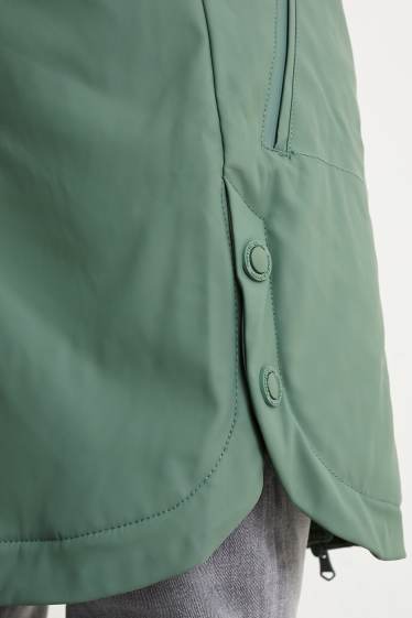 Dames - Parka met capuchon - groen