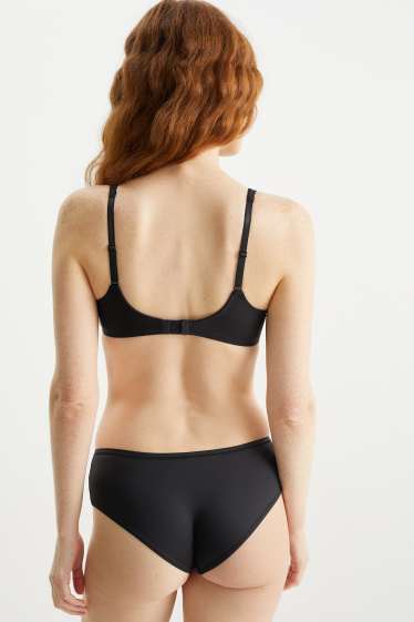 Dames - Set van 2 - BH met beugels - LYCRA® - zwart