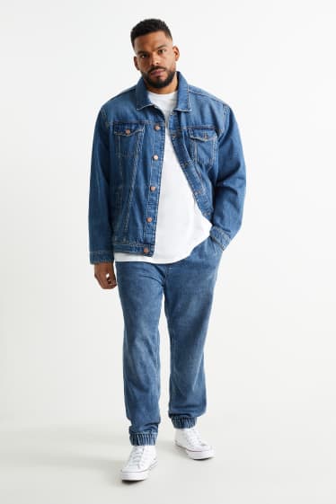 Men - Tapered jeans - Flex jog denim - LYCRA® - denim-dark blue