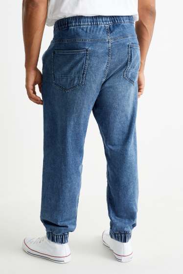 Men - Tapered jeans - Flex jog denim - LYCRA® - denim-dark blue