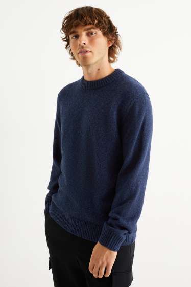 Herren - Pullover - dunkelblau