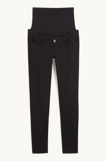 Damen - Umstandsjeans - Skinny Jeans - schwarz
