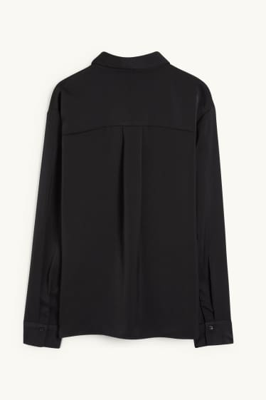 Dames - Business-blouse - zwart