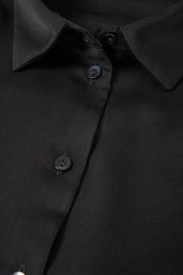 Dames - Business-blouse - zwart