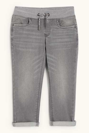 Copii - Băieți - Straight jeans - gri deschis