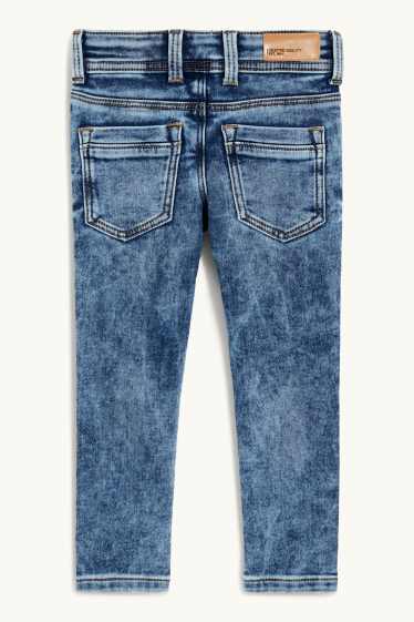 Kinderen: jongens - Super skinny jeans - jeansblauw