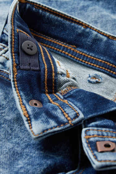 Kinderen: jongens - Super skinny jeans - jeansblauw