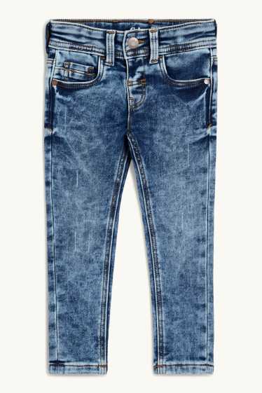 Kinderen: jongens - Super skinny jeans - jeansblauw