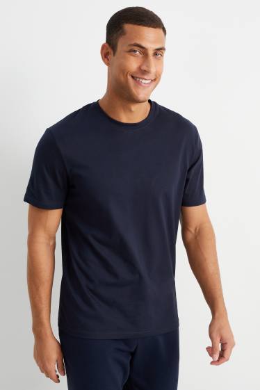 Bărbați - Tricou - regular fit - albastru închis