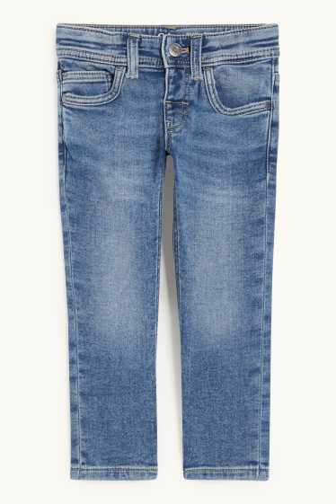 Kinder Jungen - Straight Jeans - jeansblau