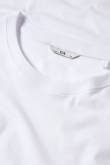 Uomo - T-shirt - regular fit - bianco