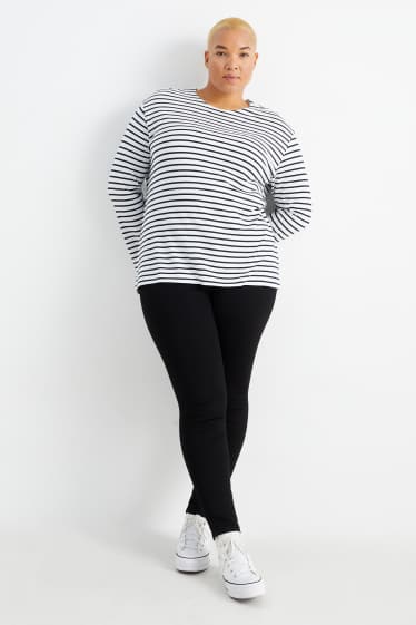 Donna - Jegging jeans - vita alta - nero