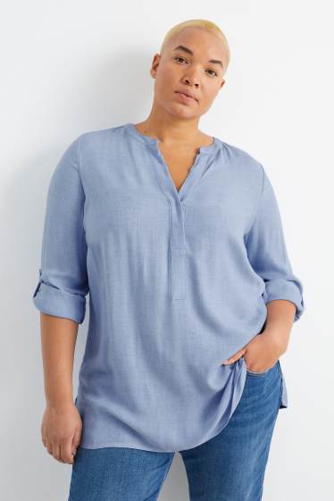 Dames - Blouse - lichtblauw