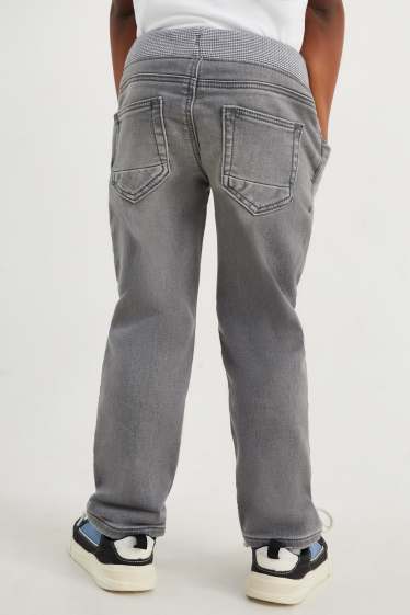 Copii - Băieți - Straight jeans - gri deschis