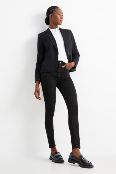 Mujer - Jegging jeans - high waist - negro