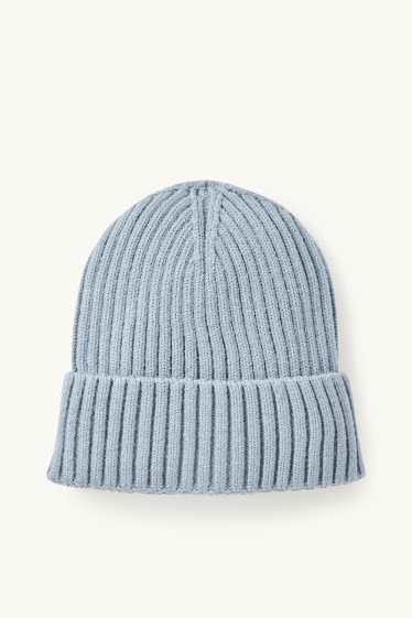 Enfants garçons - Bonnet de maille - bleu