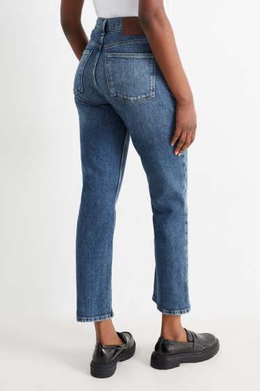 Femmes - Straight jean - high waist - LYCRA® - jean bleu