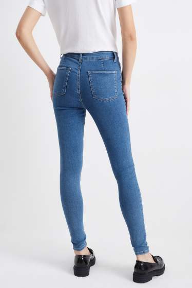 Donna - Jegging jeans - vita alta - jeans blu